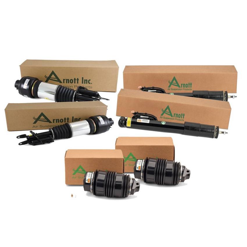 Mercedes Suspension Strut and Shock Absorber Assembly Kit - Front and Rear (with Airmatic and ADS) 211320611380 - Arnott 4001945KIT